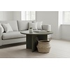 Palma Olijfgrijs Salontafel Rond Ø80 cm