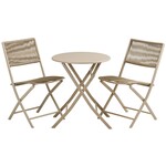 House Nordic Arcas Caféset Taupe