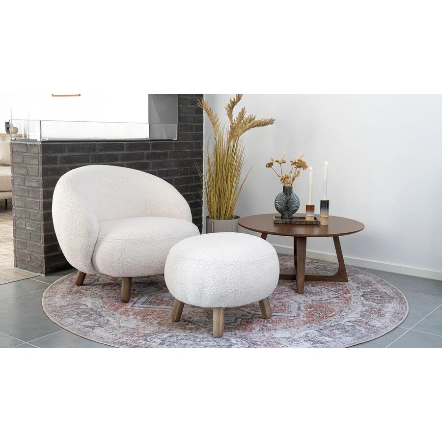 Hellerup Walnoot Salontafel Rond