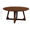 Hellerup Walnoot Salontafel Rond