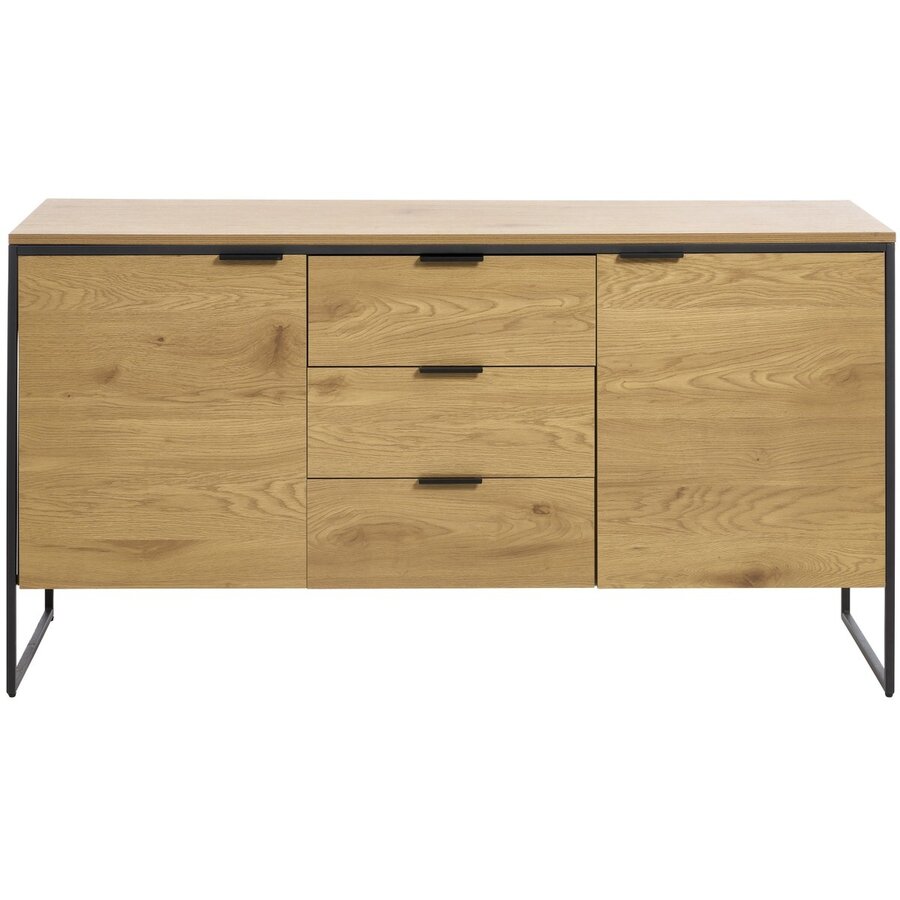 Cesura Eiken Dressoir 2-Deuren 3-Lades