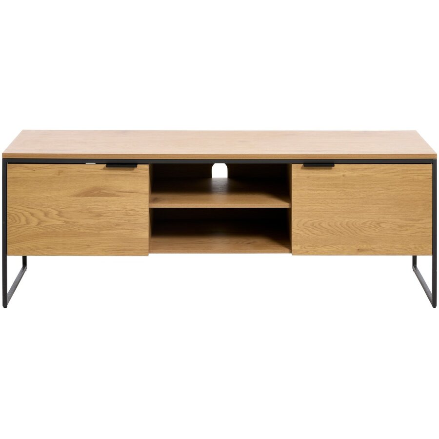 Cesura Eiken TV Meubel 2-Deuren 2-Open Vakken