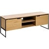Cesura Eiken TV Meubel 2-Deuren 2-Open Vakken