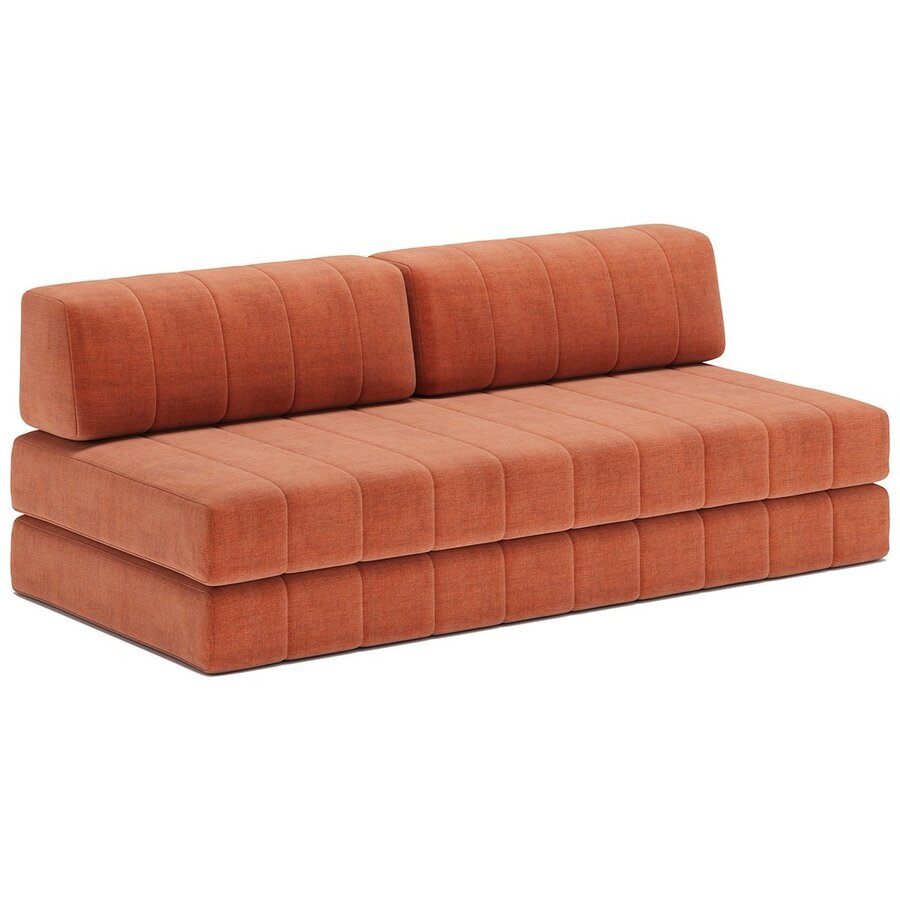 CozyPad Roest Oranje Slaapbank