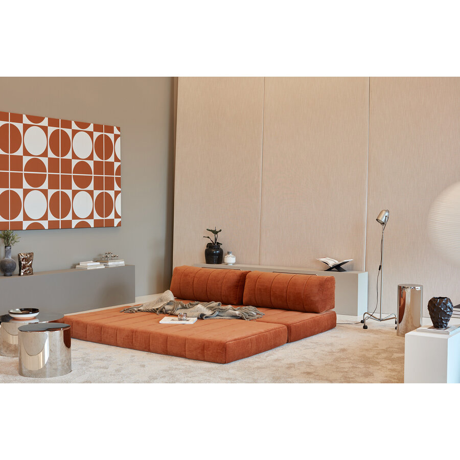 CozyPad Roest Oranje Slaapbank