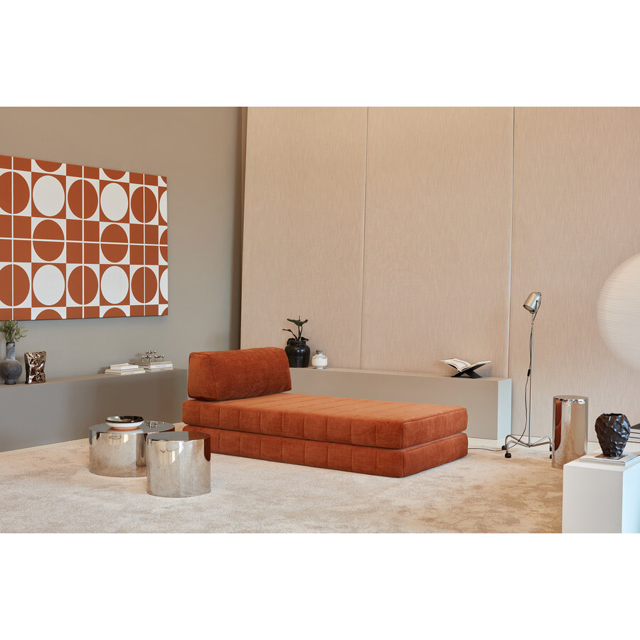 CozyPad Roest Oranje Slaapbank