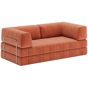 Innovation Living CozyPad Roest Oranje Slaapbank met Armleuning