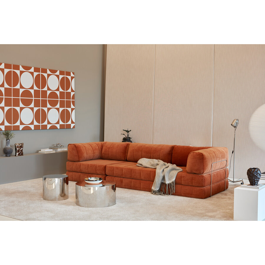 CozyPad Roest Oranje Slaapbank Grand