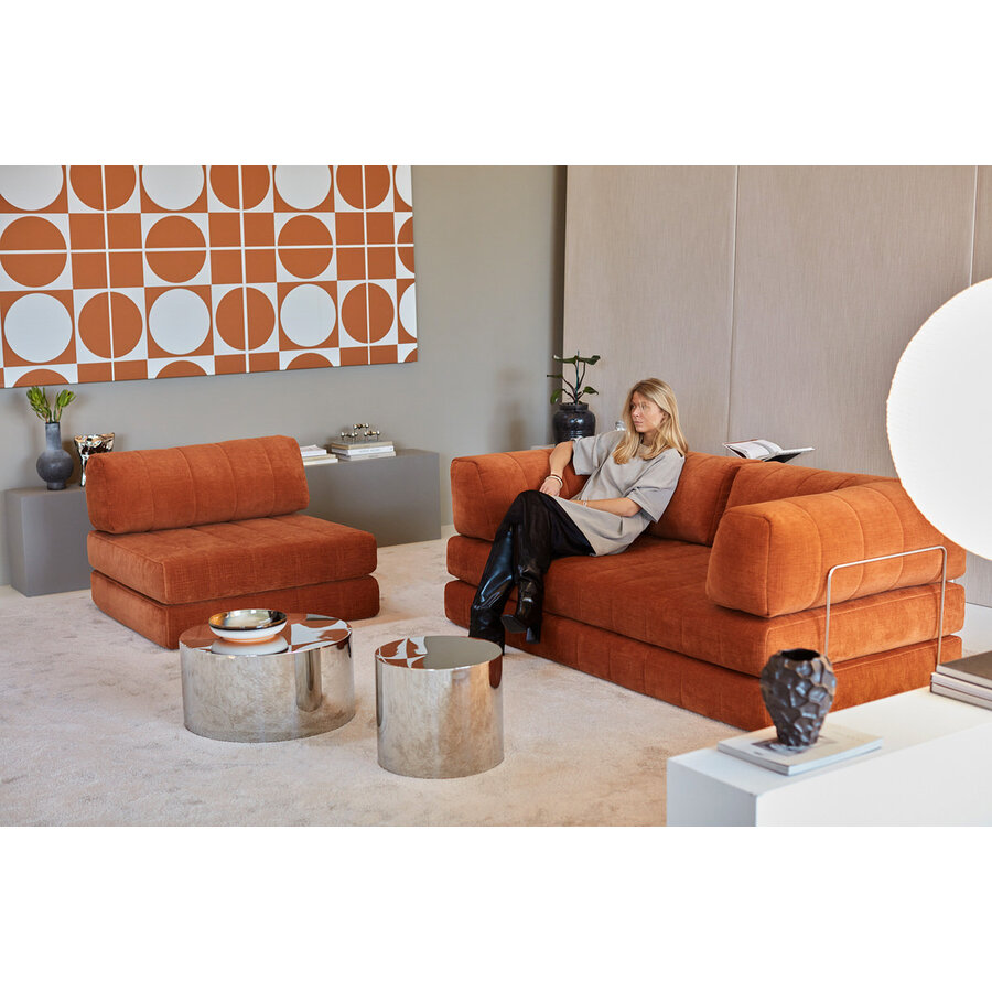 CozyPad Roest Oranje Slaapbank Grand