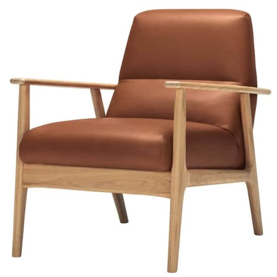 Jack Fauteuil Cognac Leder Jack Fauteuil Cognac Leder