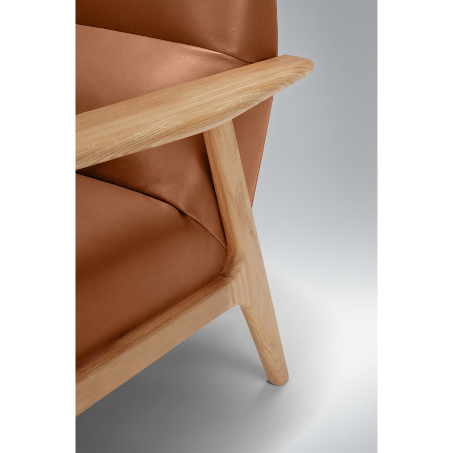 Jack Fauteuil Cognac Leder