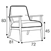 Jack Fauteuil Cognac Leder Jack Fauteuil Cognac Leder