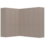 Jutzler Chalet Nougat 90° Hoek Kledingkast 7 Deurs