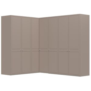 Jutzler Chalet Nougat 90° Hoek Kledingkast 7 Deurs