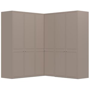 Jutzler Chalet Nougat 90° Hoek Kledingkast 6 Deurs