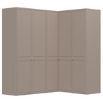 Jutzler Chalet Nougat 90° Hoek Kledingkast 5 Deurs