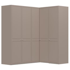 Jutzler Chalet Nougat 90° Hoek Kledingkast 5 Deurs
