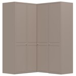 Jutzler Chalet Nougat 90° Hoek Kledingkast 4 Deurs