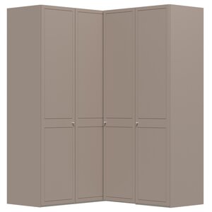Jutzler Chalet Nougat 90° Hoek Kledingkast 4 Deurs