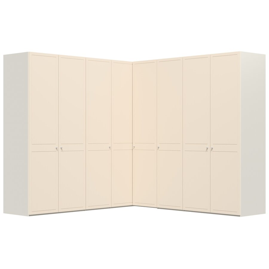 Chalet Cashmere 90° Hoek Kledingkast 8 Deurs