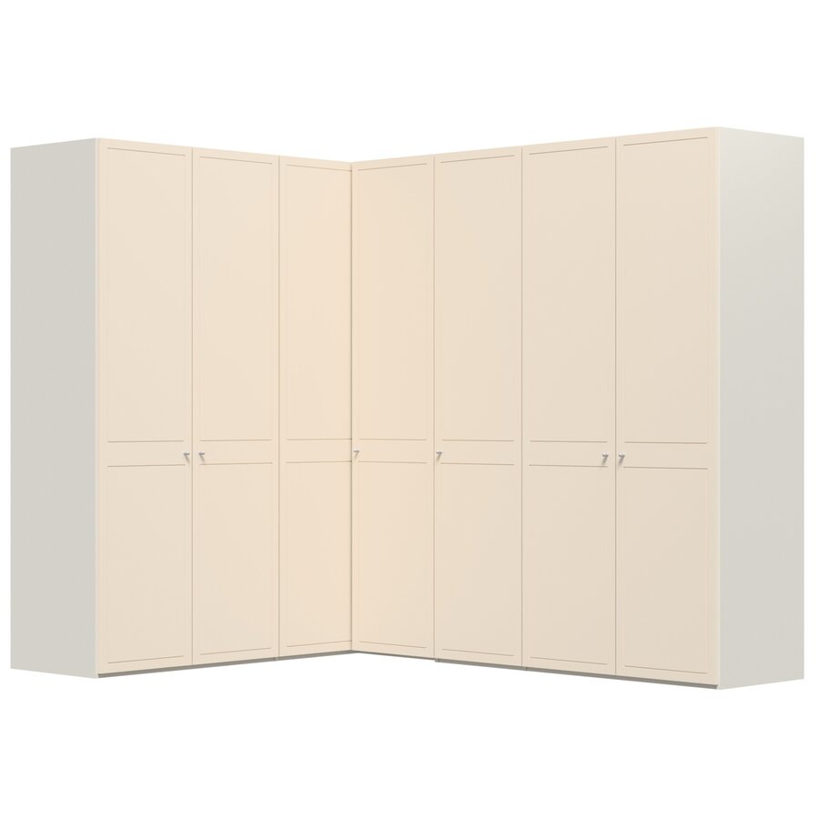 Chalet Cashmere 90° Hoek Kledingkast 7 Deurs