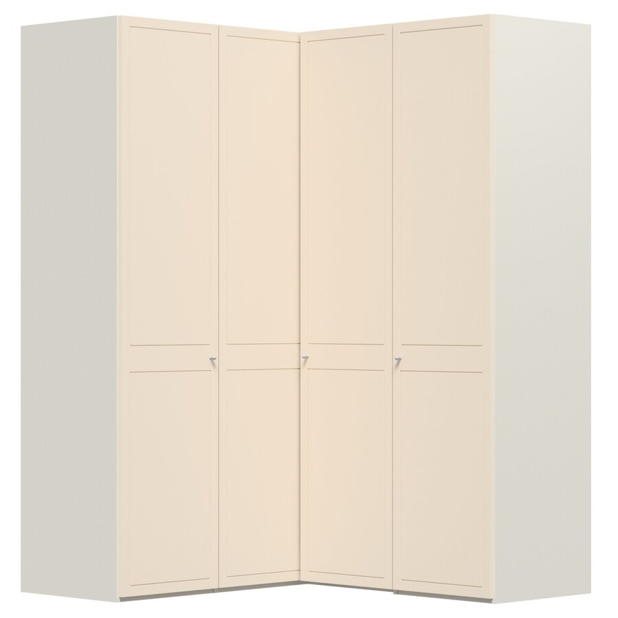 Chalet Cashmere 90° Hoek Kledingkast 4 Deurs