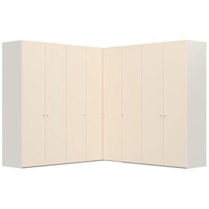 Jutzler Kaschmir 90° Hoek Kledingkast 8 Deurs