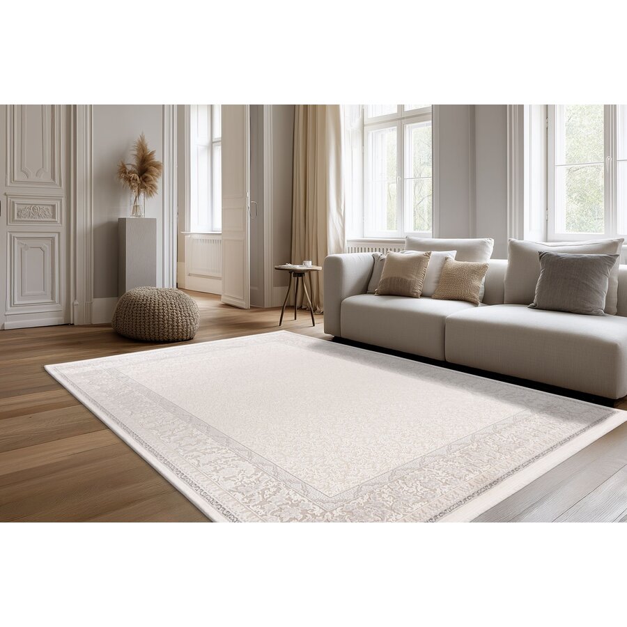 Clairmont 120x170 cm Vloerkleed Ivory/Zilver 902 Clairmont 120x170 cm Vloerkleed Ivory/Zilver 902