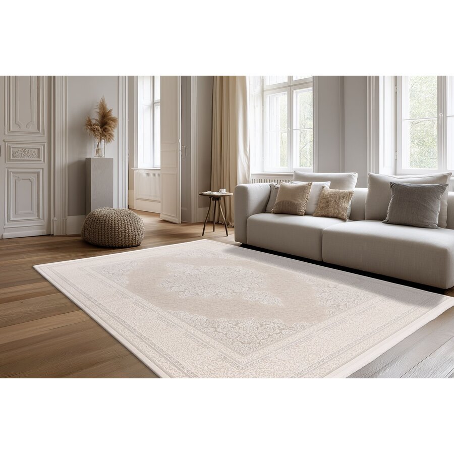 Clairmont 200 x 290 cm Vloerkleed Ivory/Zilver 901 Clairmont 200 x 290 cm Vloerkleed Ivory/Zilver 901