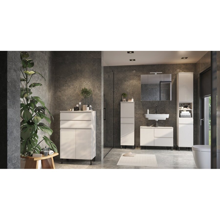 Salinas 80 cm Wastafelonderkast Cashmere