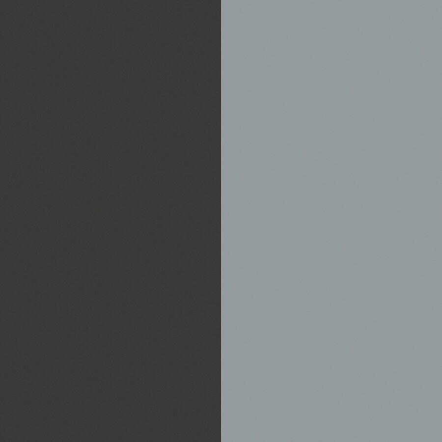 Vasio Plus 81 cm Wastafel met Onderkast Grafiet/Zilvergrijs