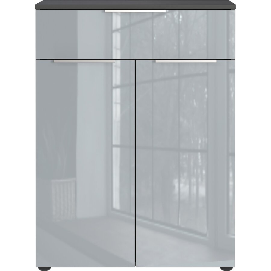 Vasio Badkamerkast Grafiet/Zilvergrijs