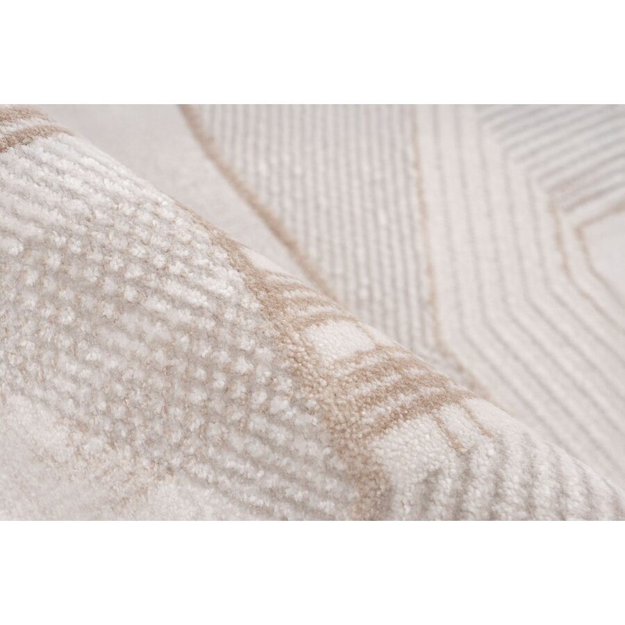 Jardin 120x170 cm Vloerkleed Beige/Zilver 701