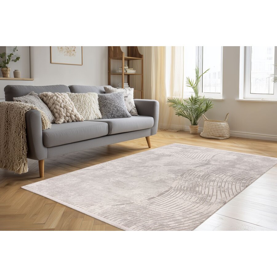 Jardin 200x290 cm Vloerkleed Zilver/Ivory 702