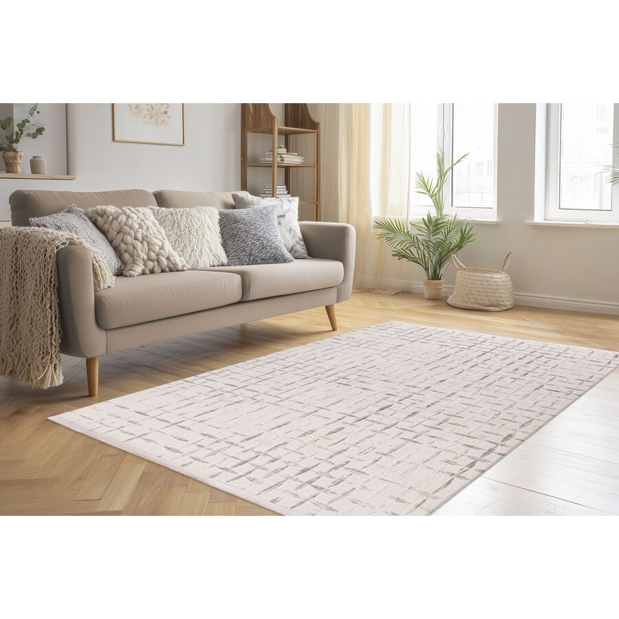Jardin 160x230 cm Vloerkleed Zilver/Ivory 706