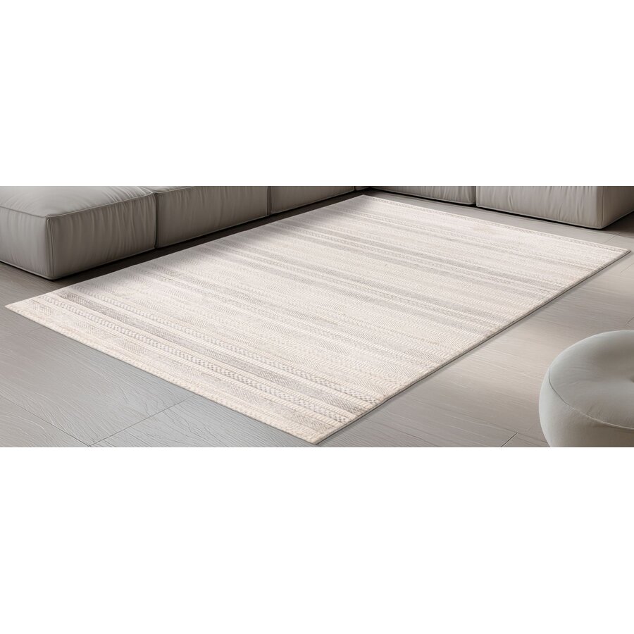 Nancy 200x290 cm Vloerkleed Zilver/Ivory 501