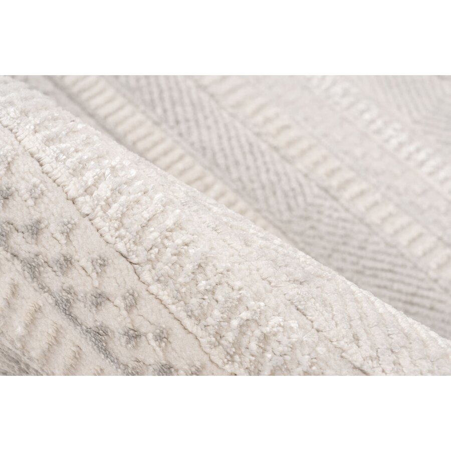 Nancy 160x230 cm Vloerkleed Zilver/Ivory 501