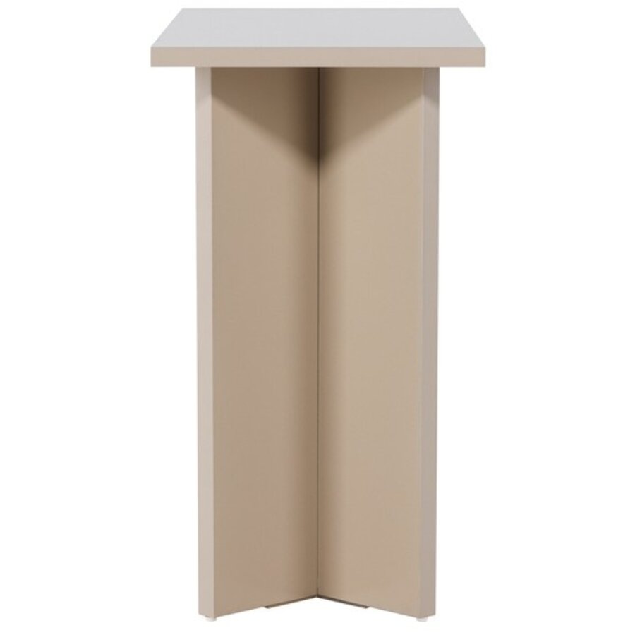 Kristiansund Beige Sidetable W90 cm