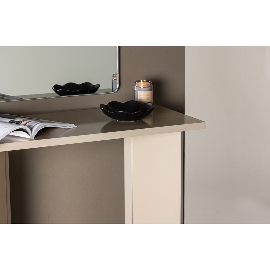 Kristiansund Beige Sidetable W90 cm