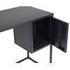 Bakal Zwarte Bureautafel met 1-Deur