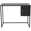 Bakal Zwarte Bureautafel met 1-Deur