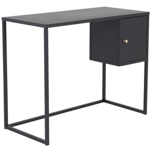 Hjem interiors Bakal Zwarte Bureautafel met 1-Deur