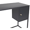 Bakal Zwarte Bureautafel met 1-Deur