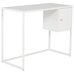 Hjem interiors Bakal Witte Bureautafel met 1-Deur Hjem interiors Bakal Witte Bureautafel met 1-Deur