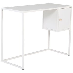 Hjem interiors Bakal Witte Bureautafel met 1-Deur