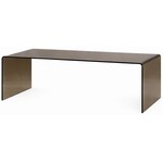 Hjem interiors Telemark Salontafel Bruin Gebogen Glas