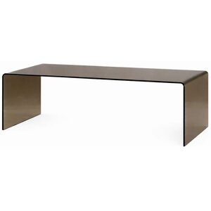 Hjem interiors Telemark Salontafel Bruin Gebogen Glas