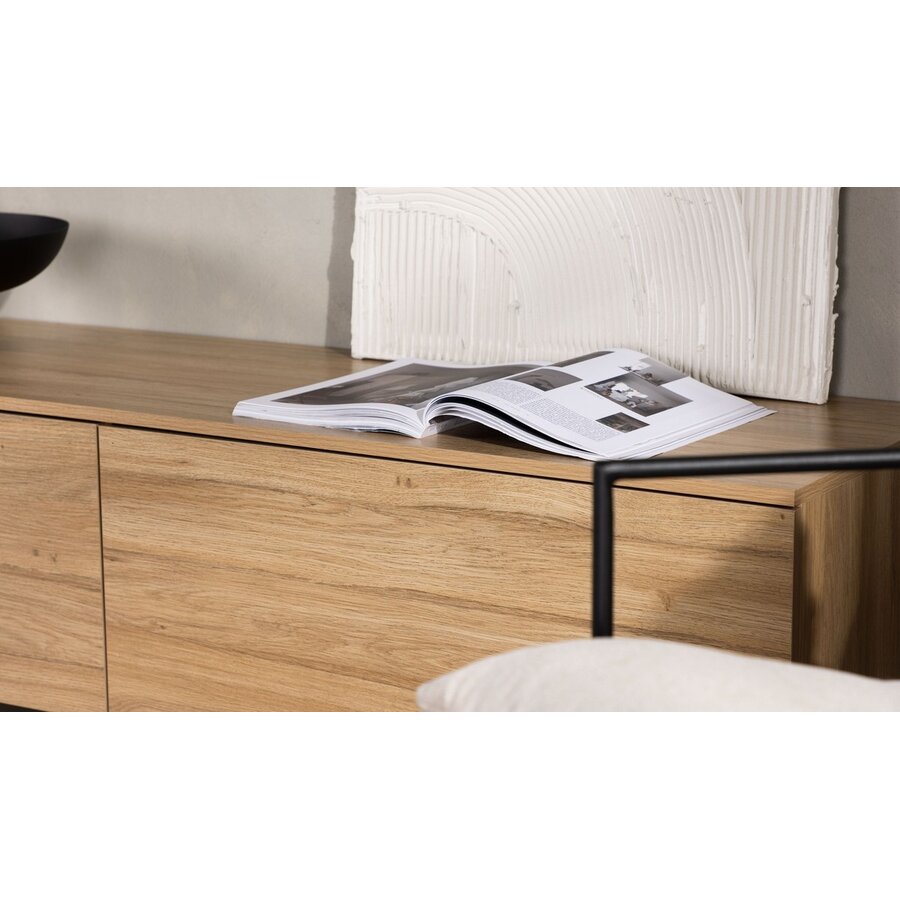 Frihamn Eiken TV Wandmeubel met 2-Lades