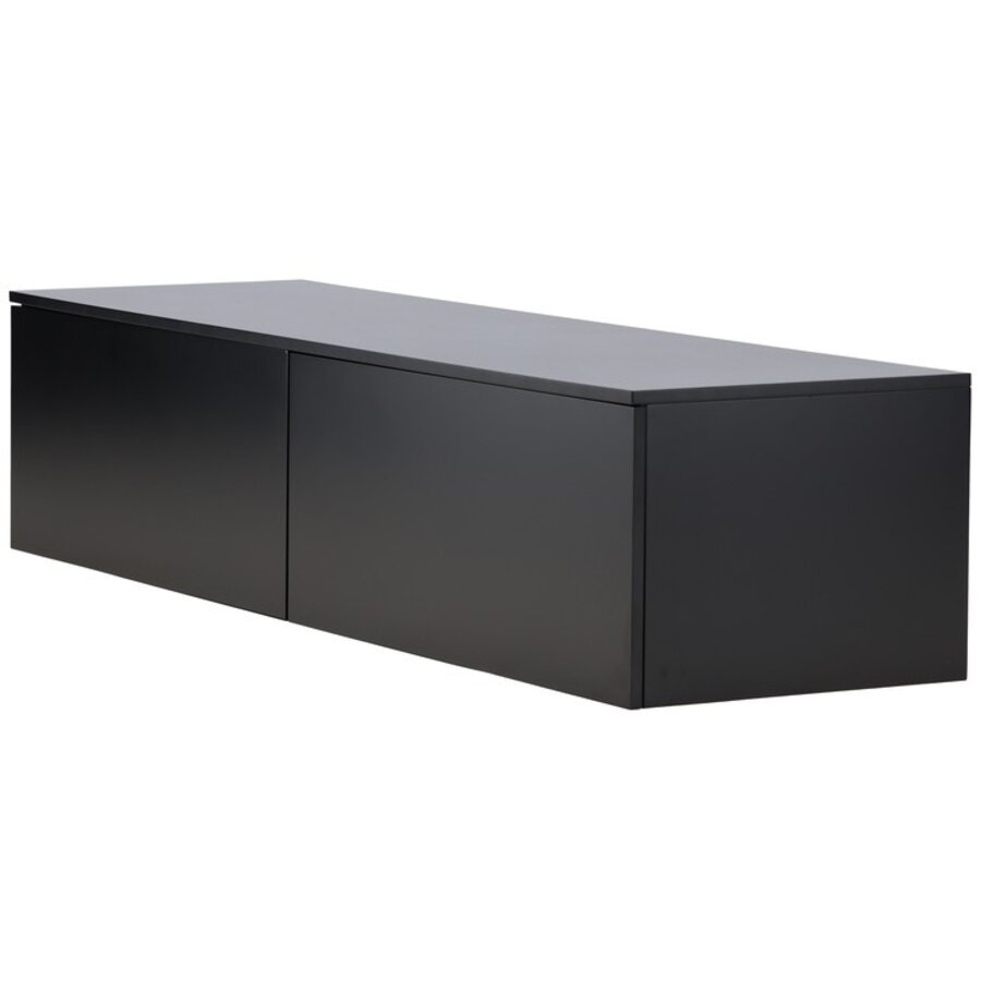 Frihamn Zwart TV Wandmeubel met 2-Lades