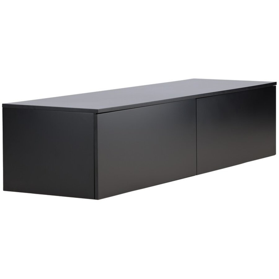 Frihamn Zwart TV Wandmeubel met 2-Lades